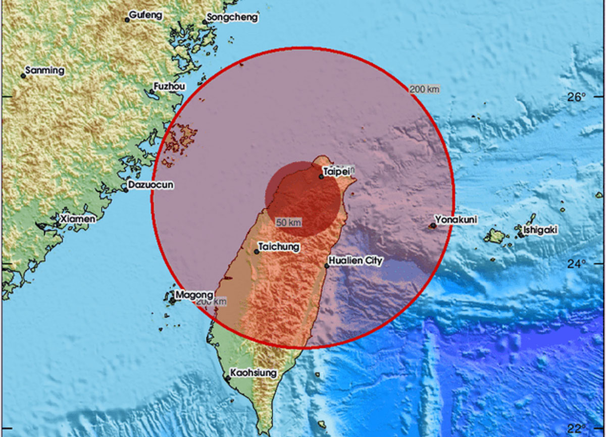 Terremoto a Taiwan: 27 feriti per il crollo dei tetti. La scossa fa ballare Taipei Terremoto a Taiwan: 27 feriti per il crollo dei tetti. La scossa fa ballare Taipei
