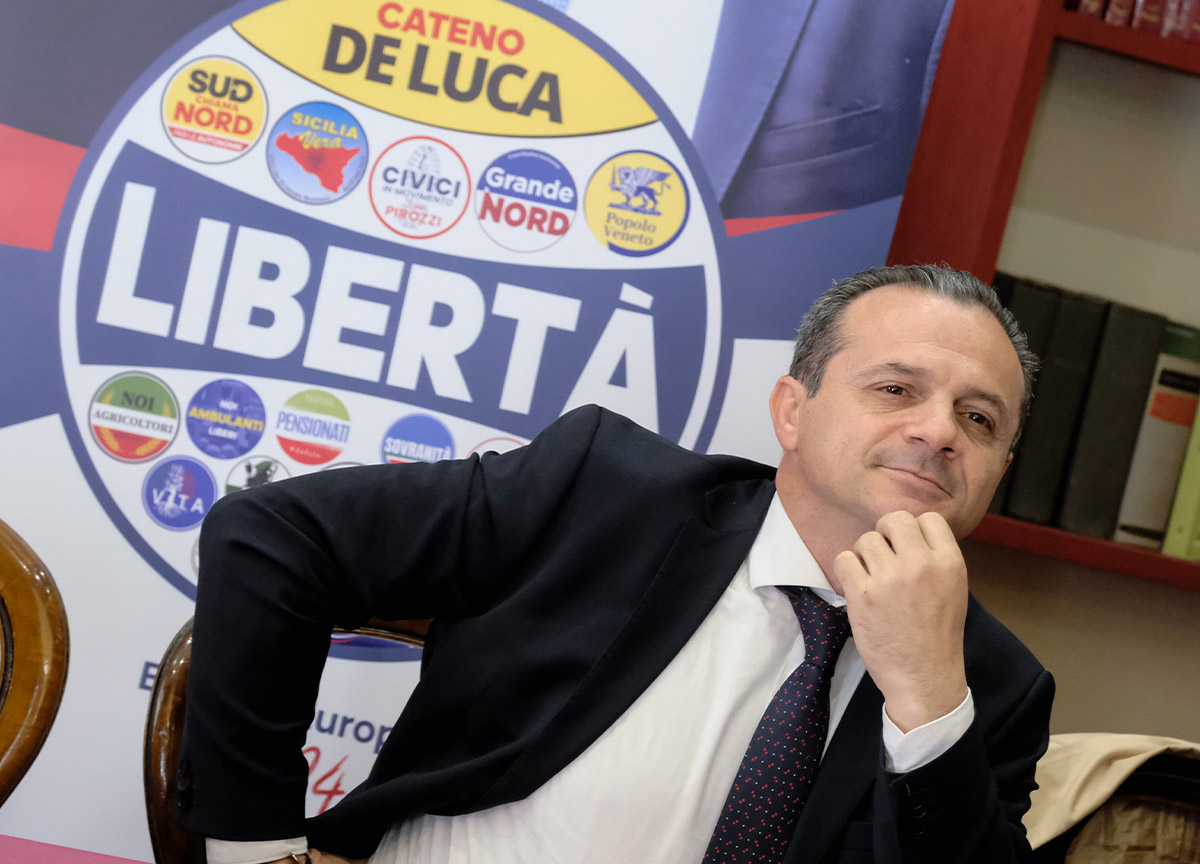 L’evoluzione di Cateno De Luca: da ‘Scateno’ a ‘leader moderato’. Osservato speciale del Cdx (e di Schifani) L’evoluzione di Cateno De Luca: da ‘Scateno’ a ‘leader moderato’. Osservato speciale del Cdx (e di Schifani)