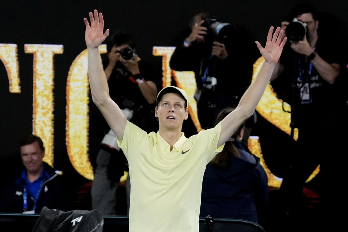 Jannik Sinner vince gli Australian Open di tennis Jannik Sinner vince gli Australian Open di tennis
