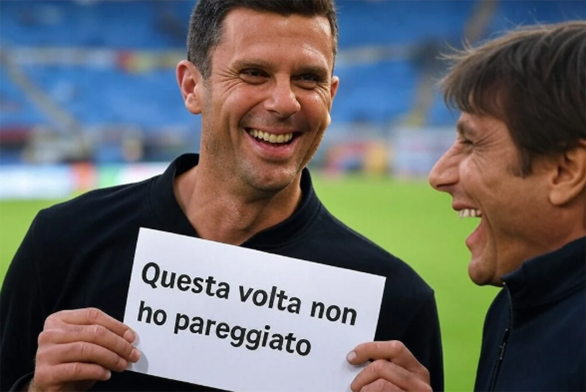 Juventus, l’ironia social: Antonio Conte manda a nanna Thiago Motta. ‘Chiedete scusa ad Allegri’ Juventus, l’ironia social: Antonio Conte manda a nanna Thiago Motta. ‘Chiedete scusa ad Allegri’