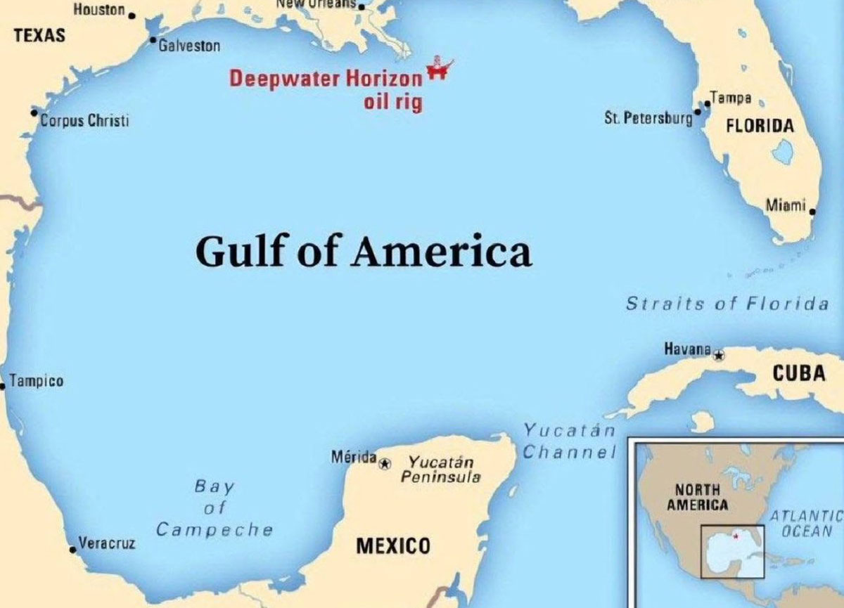 Il Golfo del Messico in Usa non esiste più. Google maps: “Golfo d’America Il Golfo del Messico in Usa non esiste più. Google maps: “Golfo d’America