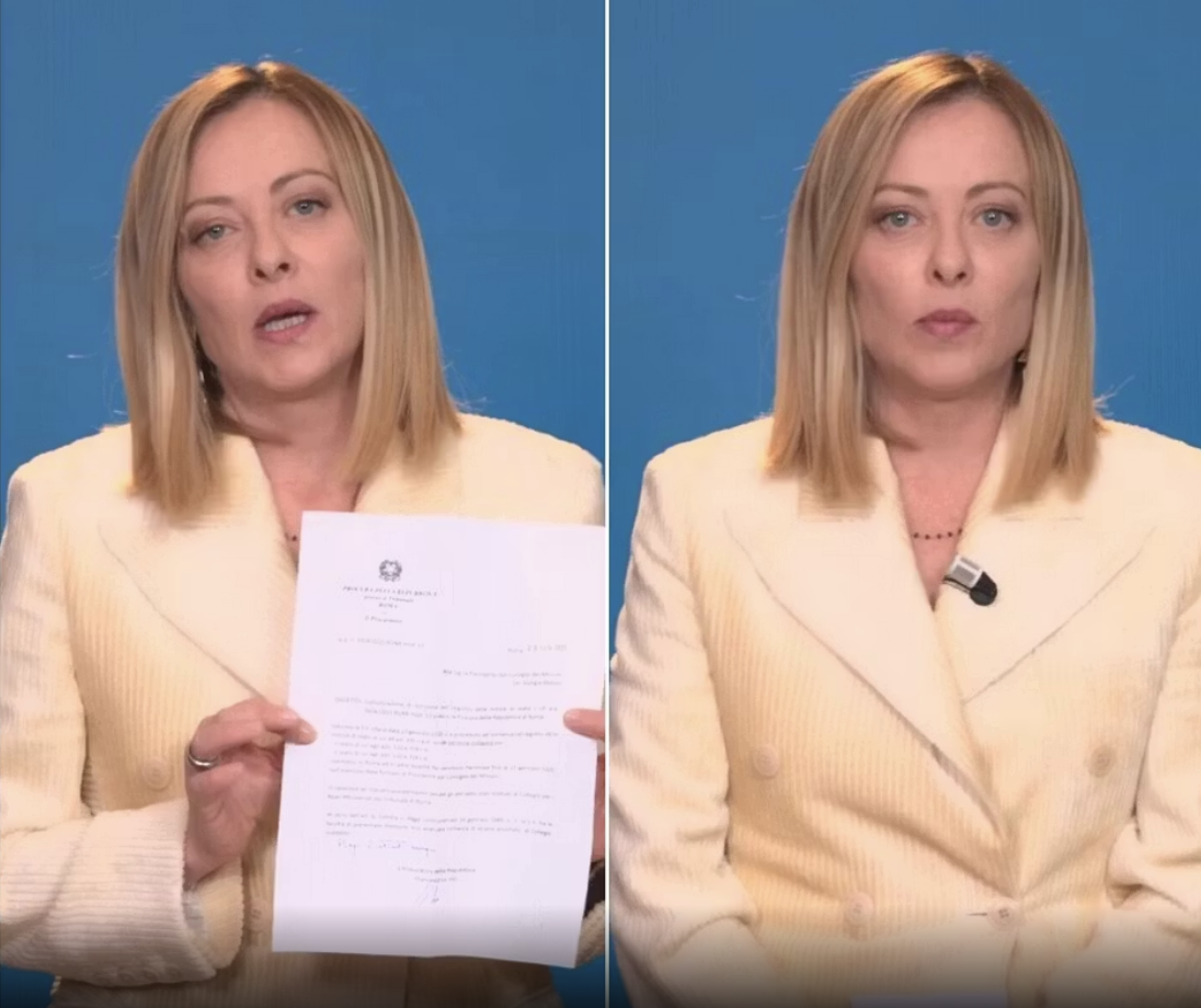 Caso Almasri, avviso di Garanzia a Giorgia Meloni. “Non sono ricattabile” | video Caso Almasri, avviso di Garanzia a Giorgia Meloni. “Non sono ricattabile” | video