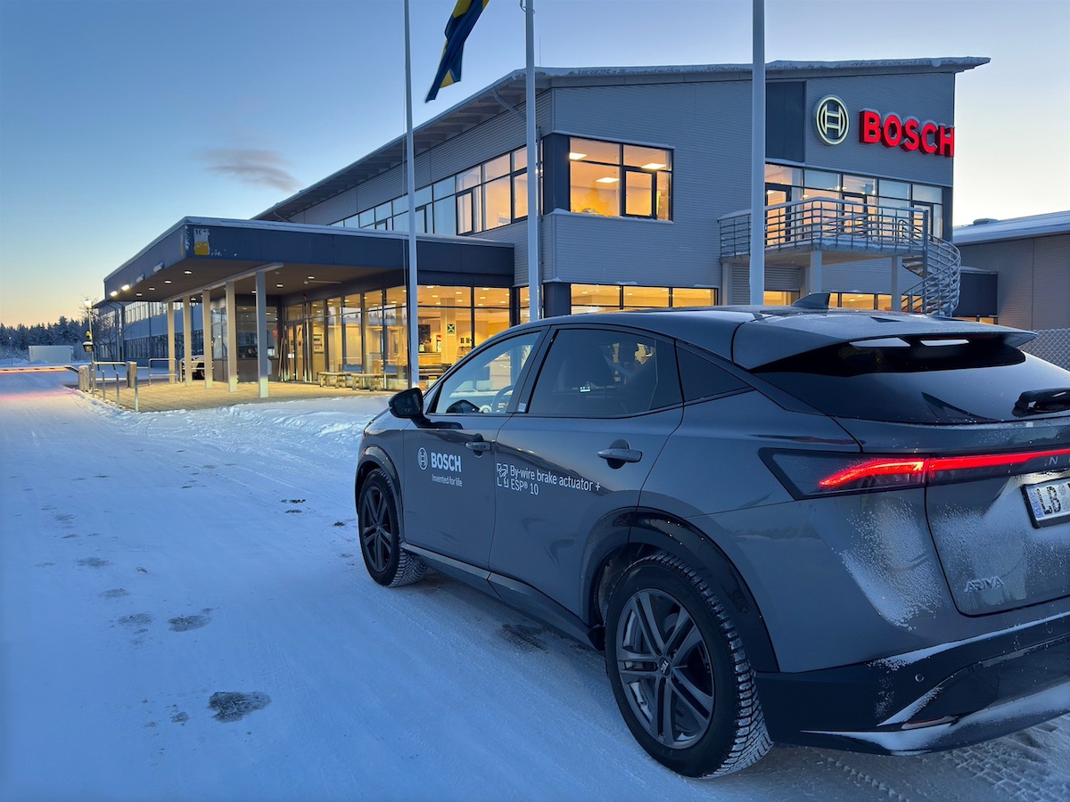 Bosch porta il brake-by-wire fino al Circolo Polare Artico: test superato con successo Bosch porta il brake-by-wire fino al Circolo Polare Artico: test superato con successo