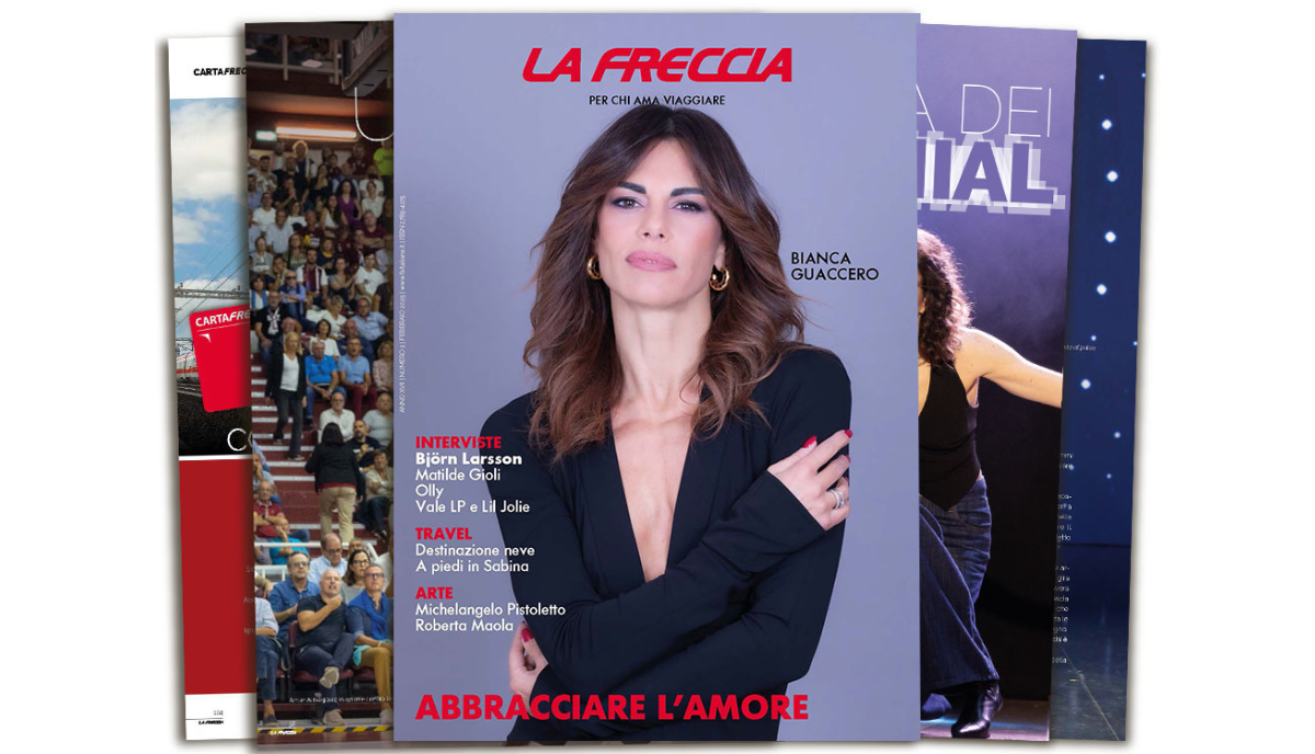 Gruppo FS: Bianca Guaccero protagonista della Freccia di Febbraio tra viaggi, spettacolo e cultura Gruppo FS: Bianca Guaccero protagonista della Freccia di Febbraio tra viaggi, spettacolo e cultura