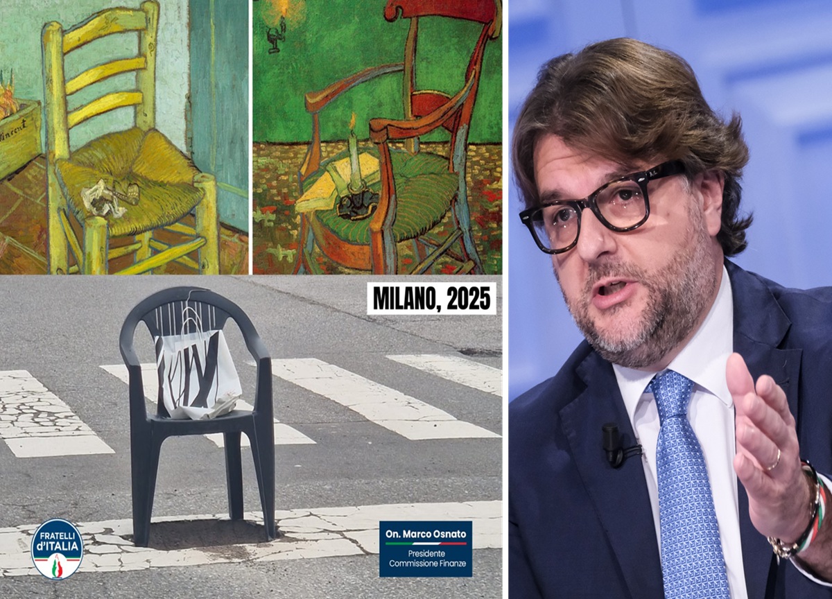 Milano, Osnato (FdI) ironizza: “Sedia per segnalare una buca, Sala la usi per farsi da parte” Milano, Osnato (FdI) ironizza: “Sedia per segnalare una buca, Sala la usi per farsi da parte”