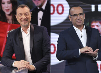 Sanremo 2025 clamoroso, Carlo Conti insidia Amadeus ma non basta: ascolti tv, Rai 1 sale in quota però…