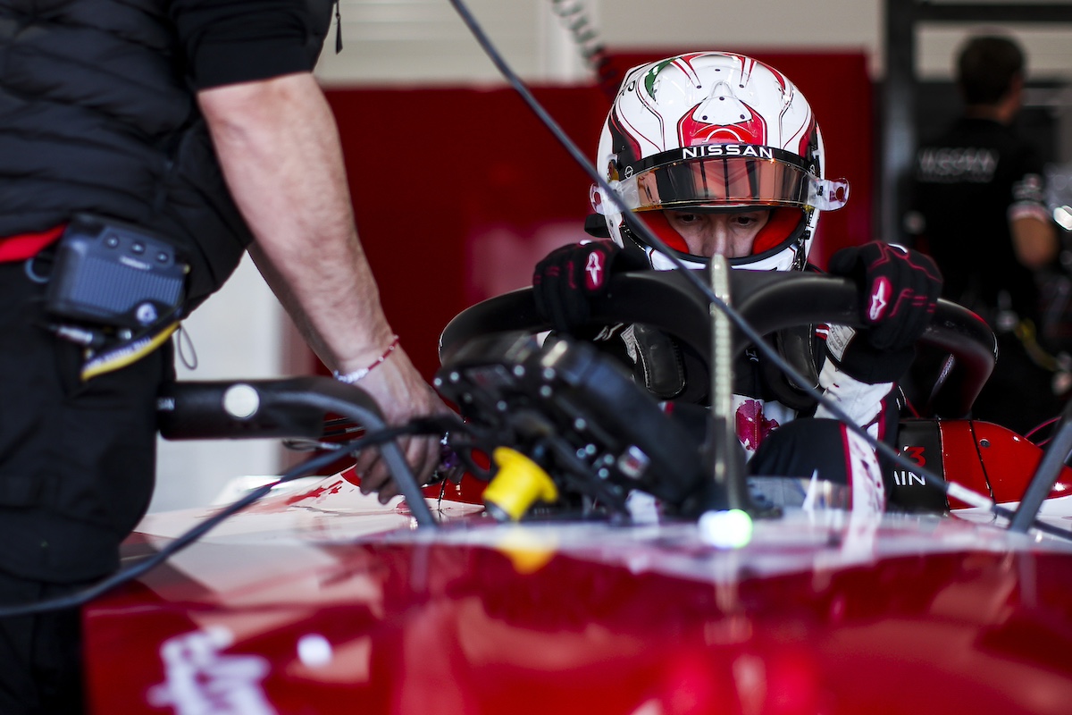 Gabriele Minì al volante per Nissan Formula E nelle prove libere degli esordienti Gabriele Minì al volante per Nissan Formula E nelle prove libere degli esordienti