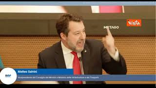 Salvini: “Dazi Usa? Operazione di geopolitica ed economia, l’Ue faccia i suoi interessi”. VIDEO