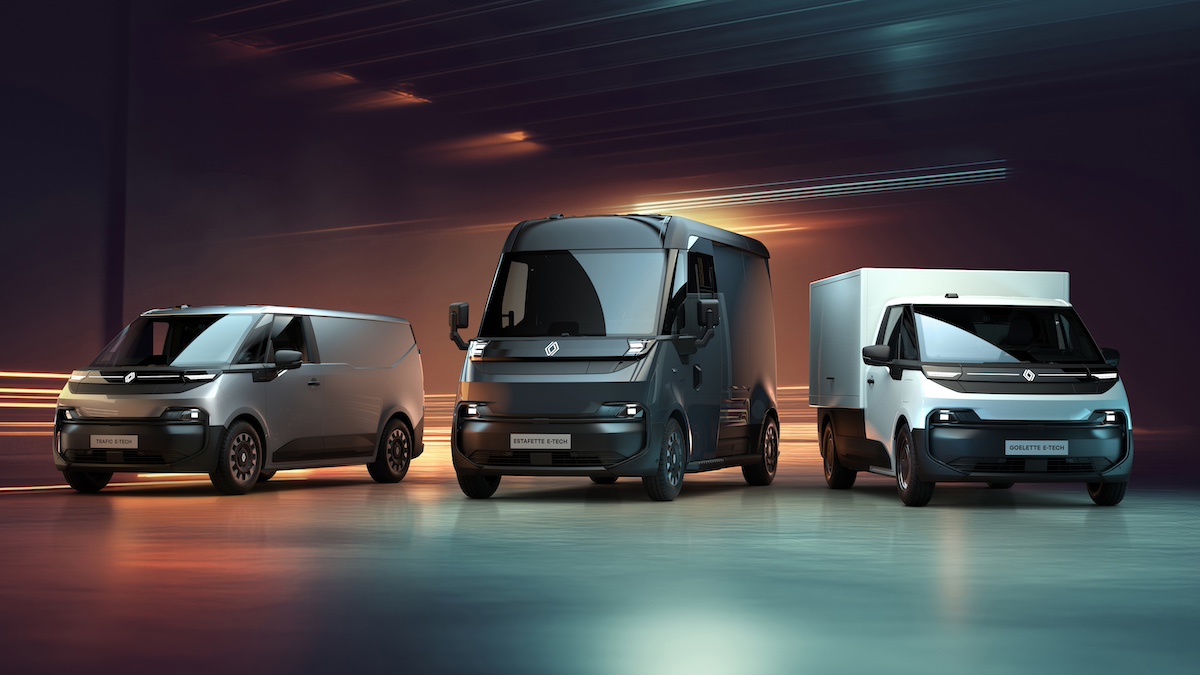 Renault rivoluziona i veicoli commerciali elettrici con Estafette, Goelette e Trafic Renault rivoluziona i veicoli commerciali elettrici con Estafette, Goelette e Trafic