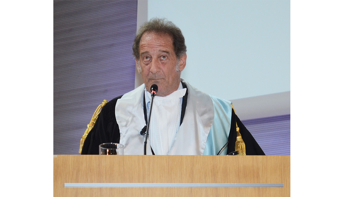 Lindon attore del contemporaneo Master ad honorem  alla IULM