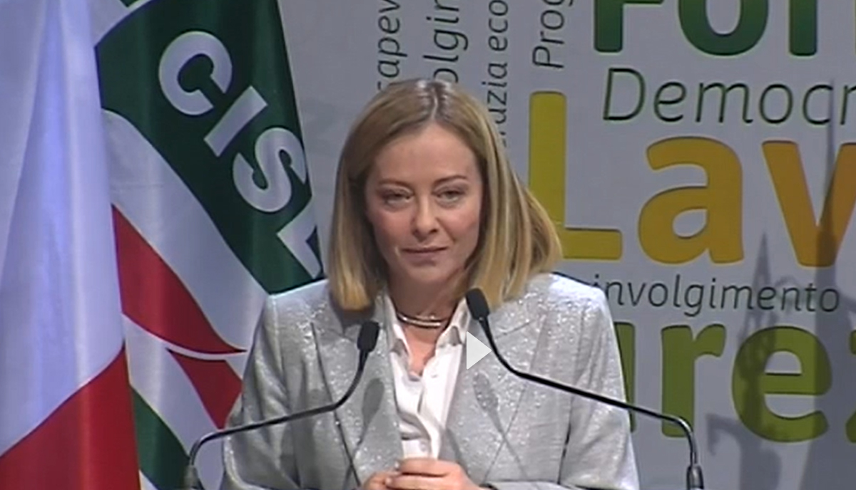Meloni alla Cisl: “Superare la visione tossica e conflittuale di alcuni sindacati” Meloni alla Cisl: “Superare la visione tossica e conflittuale di alcuni sindacati”