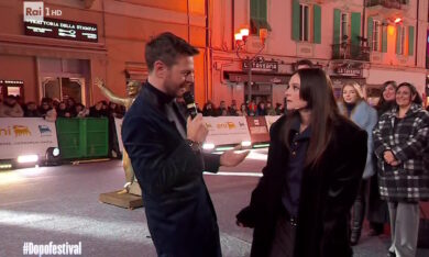 Ascolti tv Sanremo, il duo Cattelan-Lucarelli funziona: il DopoFestival incolla alla tv 2.3 milioni di italiani