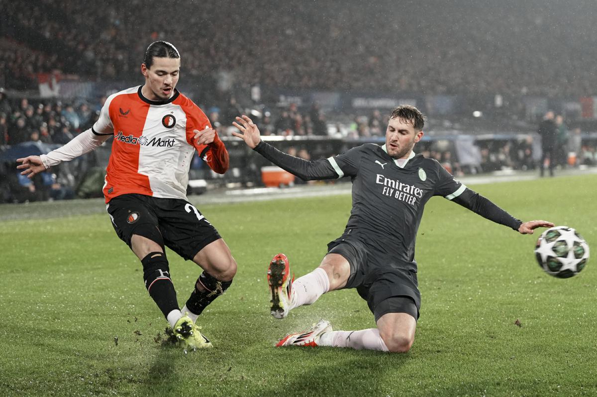 Galleria foto 'Feyenoord-Milan pagelle: Magnain papera, Gimenez fantasma. Theo-Leao… Top&Flop' - foto 1