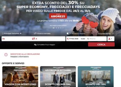 Cartafreccia Trenitalia, accreditare i punti è una missione impossibile