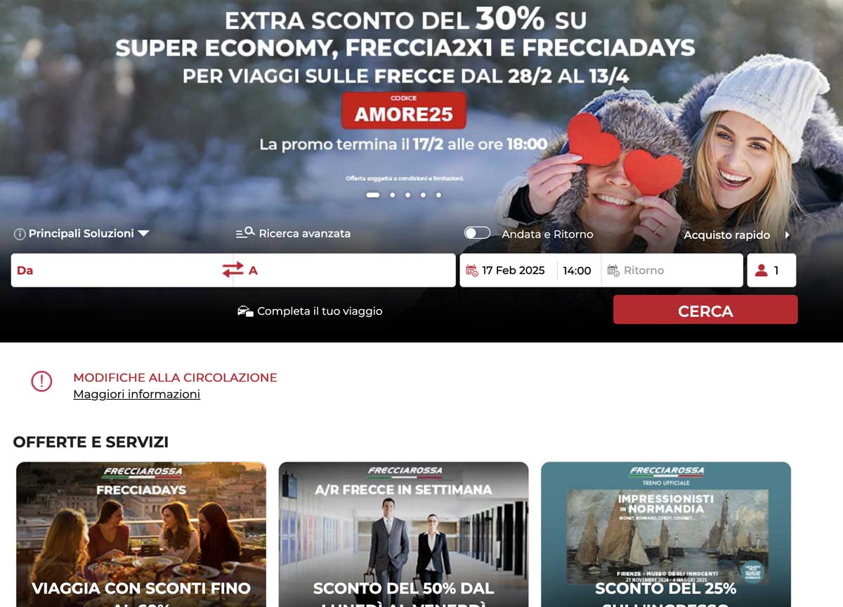 Cartafreccia Trenitalia, accreditare i punti è una missione impossibile Cartafreccia Trenitalia, accreditare i punti è una missione impossibile