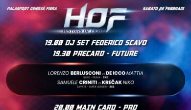 History of Fight, c’è anche Lorenzo Berlusconi (il figlio di Pier Silvio) sul ring nell’evento degli sport da combattimento