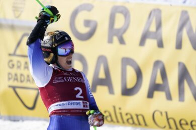 Brignone più forte dell’influenza: vince il Gigante di Sestriere e allunga su Lara Gut in classifica mondiale