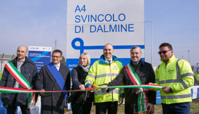 Autostrade per l’Italia, aperto al traffico il nuovo svincolo di Dalmine lungo l’A4 Milano-Brescia