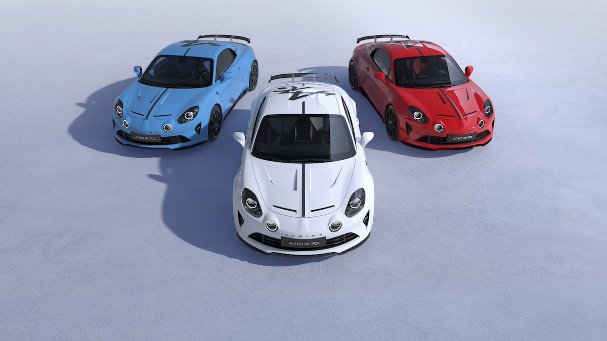 Alpine A110 R 70: 70 anni di passione e prestazioni – edizione limitata e novità di gamma Alpine A110 R 70: 70 anni di passione e prestazioni – edizione limitata e novità di gamma