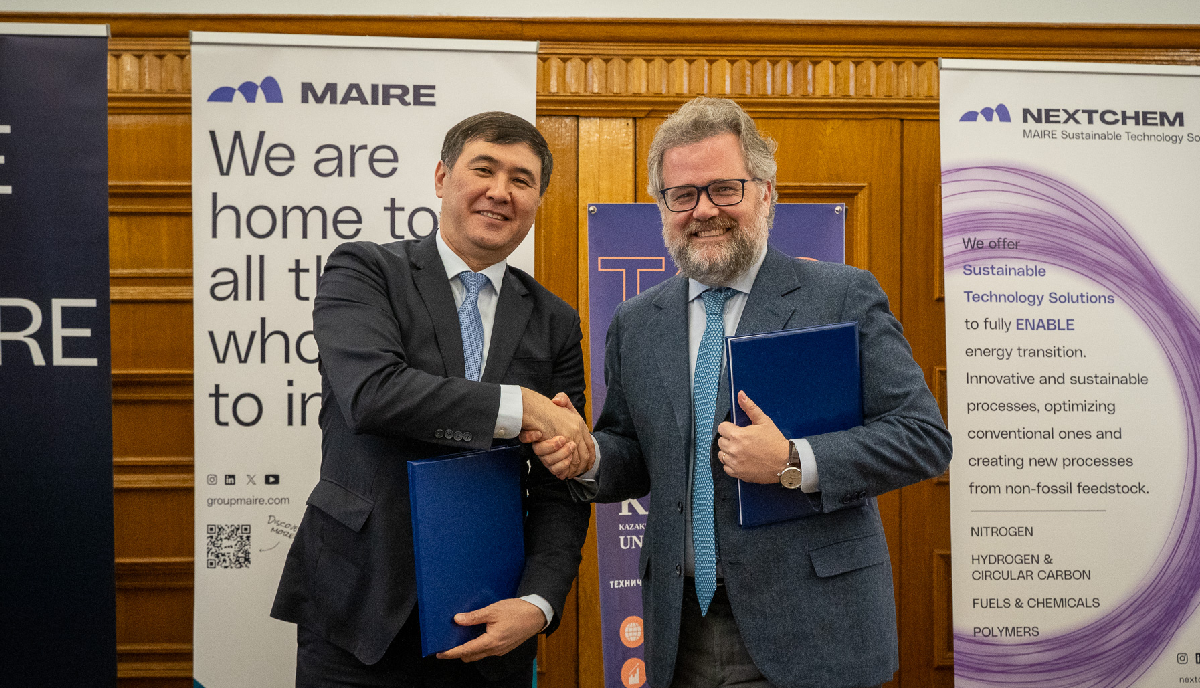 MAIRE e KBTU insieme per formazione e innovazione nella transizione energetica MAIRE e KBTU insieme per formazione e innovazione nella transizione energetica