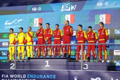 Ferrari domina la 1812 KM del Qatar con una storica tripletta nel FIA WEC 2025
