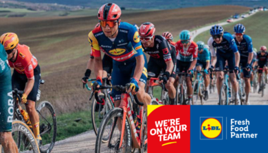 Lidl Italia, avviata la nuova collaborazione con RCS Sport Cycling come Fresh Food Partner