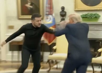 AI fuori controllo: l’incontro Trump e Zelenski diventa una scazzottata. IL VIDEO