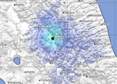 L’Umbria trema, terremoto con epicentro a Foligno: magnitudo 3.5. Scuole chiuse