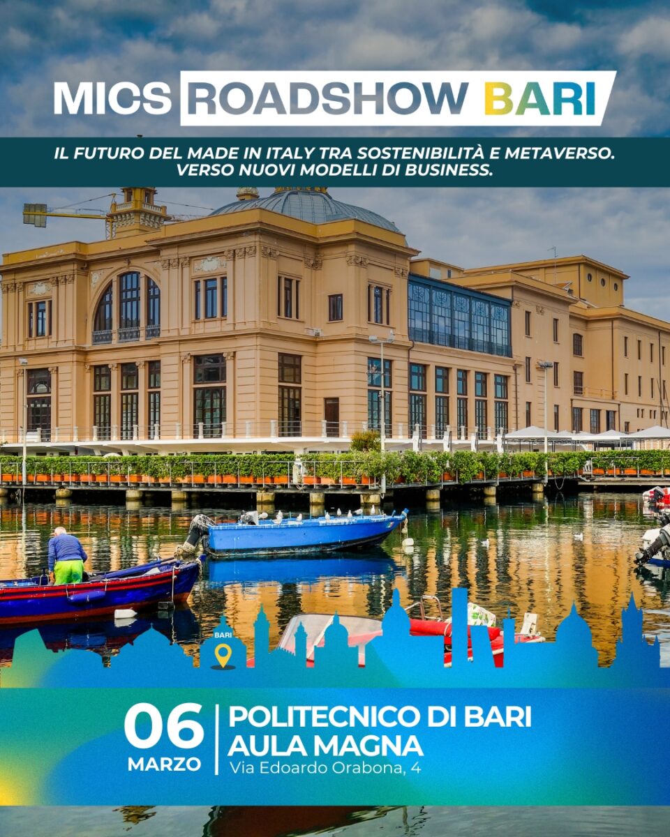 Politecnico Bari, ‘Futuro Made in Italy tra sostenibilità e metaverso. Nuovi modelli di business’
