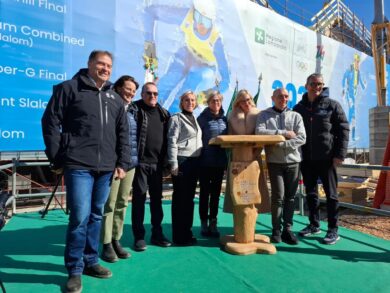 Olimpiadi 2026, il cantiere dello Ski Stadium di Bormio è in anticipo sul cronoprogramma