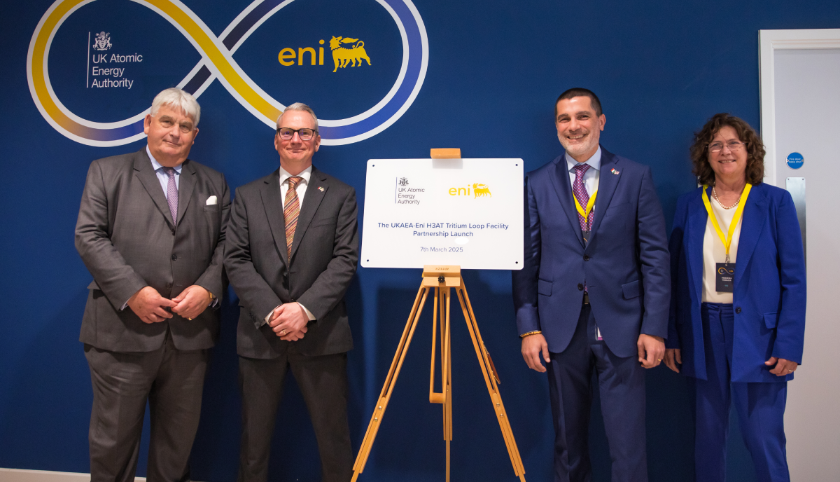 Eni e UKAEA insieme per il più avanzato impianto al mondo sulla gestione del trizio Eni e UKAEA insieme per il più avanzato impianto al mondo sulla gestione del trizio