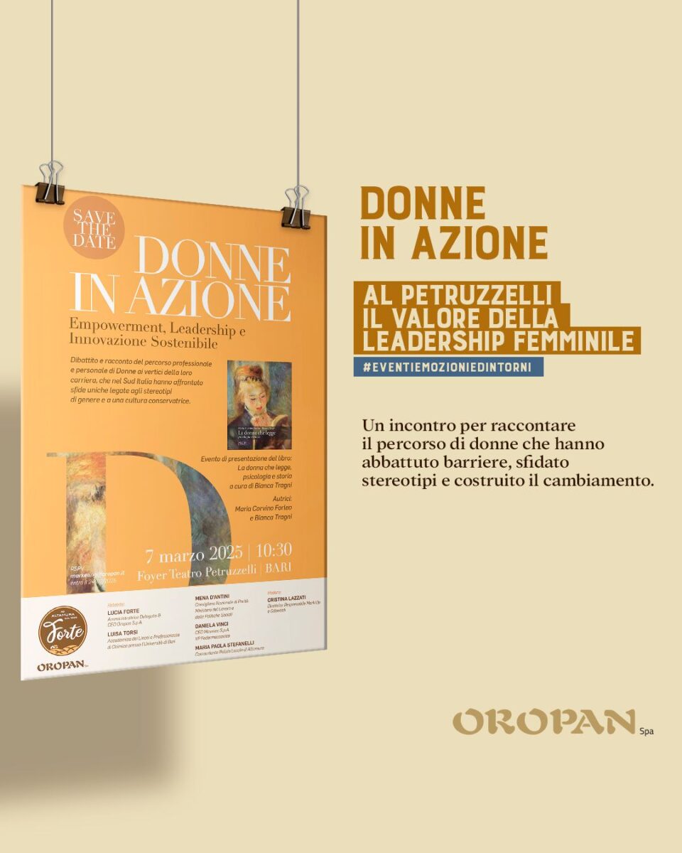 Oropan, ‘Donne in azione’: valorizzare e stimolare parità di genere