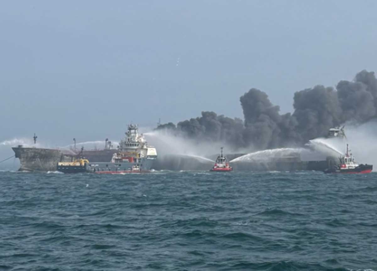 Collisione tra navi, un cocktail micidiale per l’ambiente. Nel mare del Nord milioni di litri di kerosene Collisione tra navi, un cocktail micidiale per l’ambiente. Nel mare del Nord milioni di litri di kerosene