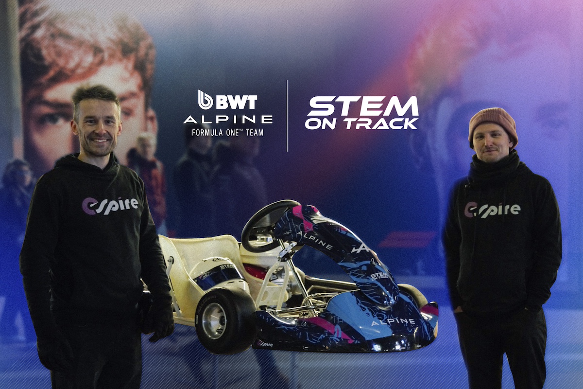 BWT Alpine Formula One Team sostiene STEM On Track: scienza e matematica in pista per gli studenti BWT Alpine Formula One Team sostiene STEM On Track: scienza e matematica in pista per gli studenti