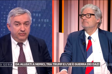 Ascolti tv, Del Debbio mette la quarta e si avvicina a Gruber. De Martino senza rivali, Striscia la Notizia rallenta ancora