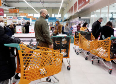 Inflazione, a febbraio in leggera crescita all’1,6%. Ma il carrello della spesa sale meno del previsto