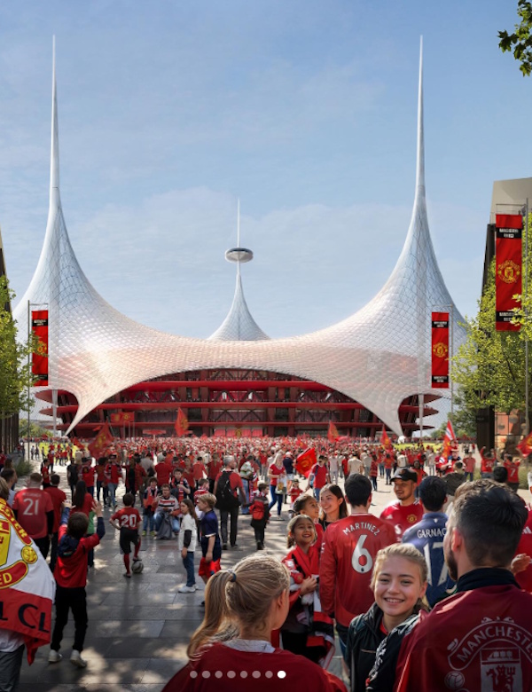 Il nuovo stadio del Manchester United: progetto, costi, tempi Il nuovo stadio del Manchester United: progetto, costi, tempi