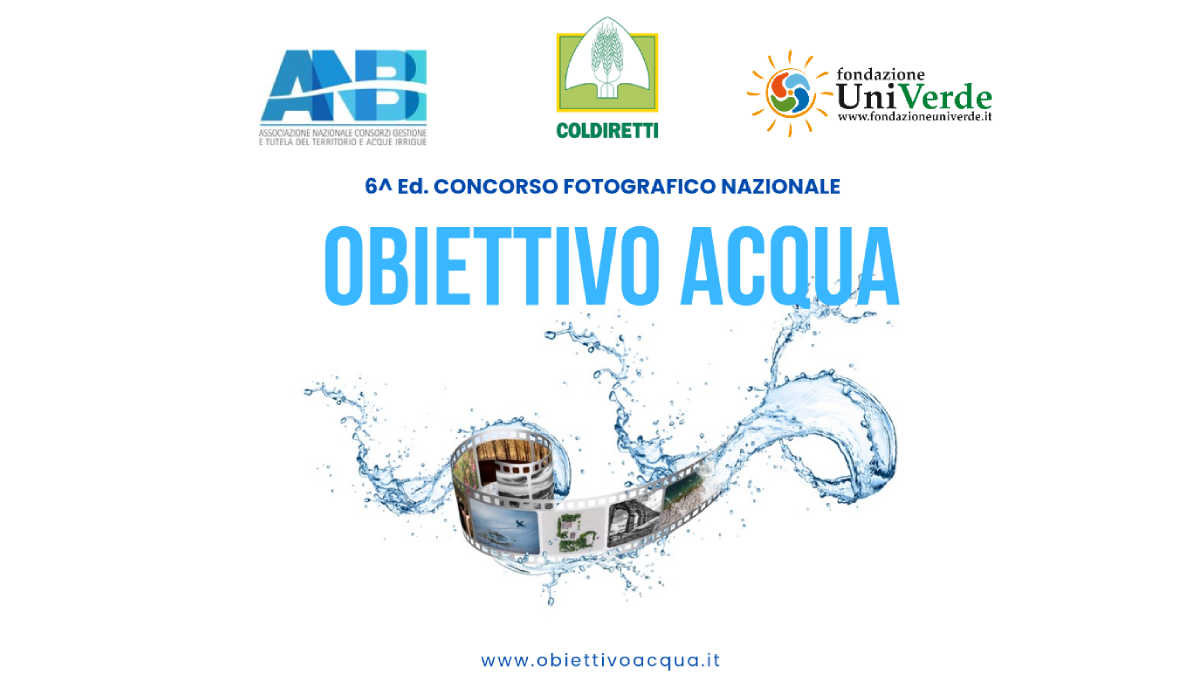 Giornata Mondiale dell’Acqua: ANBI lancia il sesto Concorso Fotografico “Obiettivo Acqua” Giornata Mondiale dell’Acqua: ANBI lancia il sesto Concorso Fotografico “Obiettivo Acqua”