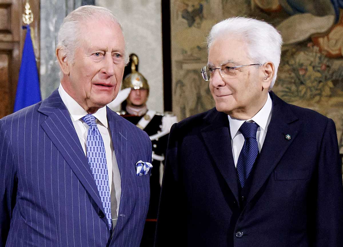 Carlo e Camilla a Roma: Tricolore, Union Flag e bandiera Ue: le reali simbologie dietro la storica visita Carlo e Camilla a Roma: Tricolore, Union Flag e bandiera Ue: le reali simbologie dietro la storica visita