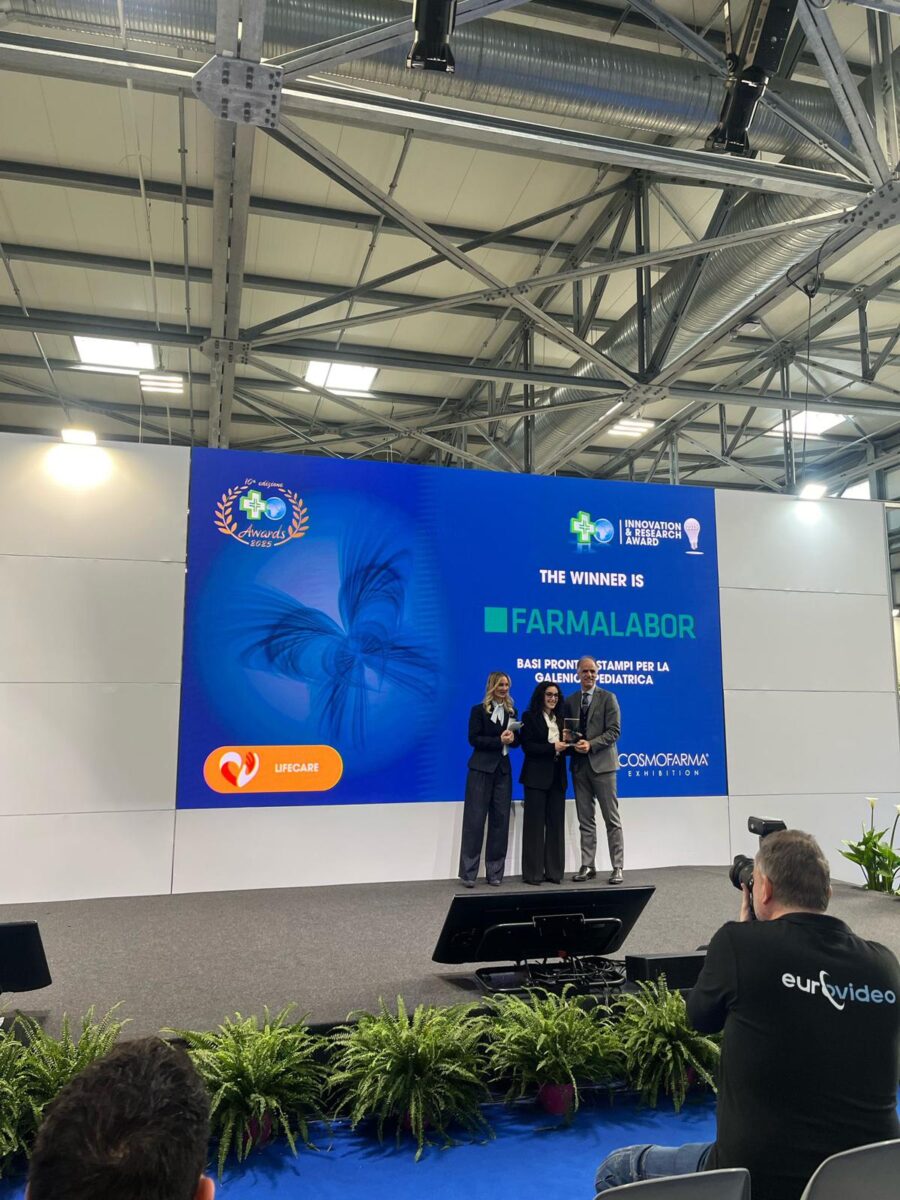 Cosmofarma Awards a Farmalabor Canosa per la ‘galenica pediatrica’
