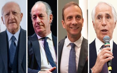Quelli che… non avranno un altro mandato: cosa faranno ora De Luca, Zaia, Fedriga (e Malagò)