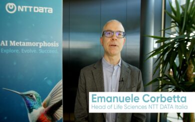 NTT DATA accelera la trasformazione digitale nel pharma. La video-intervista con Emanuele Corbetta