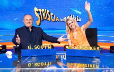 Ascolti tv, la partita Inter-Bayern mette il freno a De Martino-Gruber. E Striscia la Notizia ne approfitta 