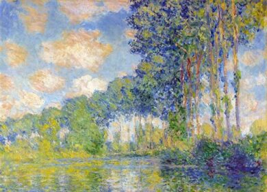 Monet, paesaggio fluviale con pioppi: chi ha da 30 a 50 mln di dollari può acquistarlo all’asta a NY