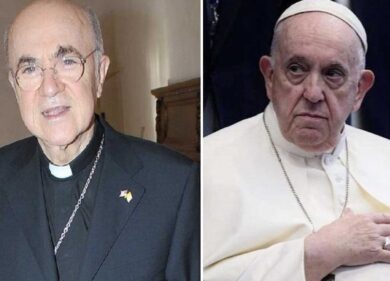 Papa Francesco, lo scomunicato Viganò choc: “L’usurpatore dovrà rendere conto dei suoi crimini”