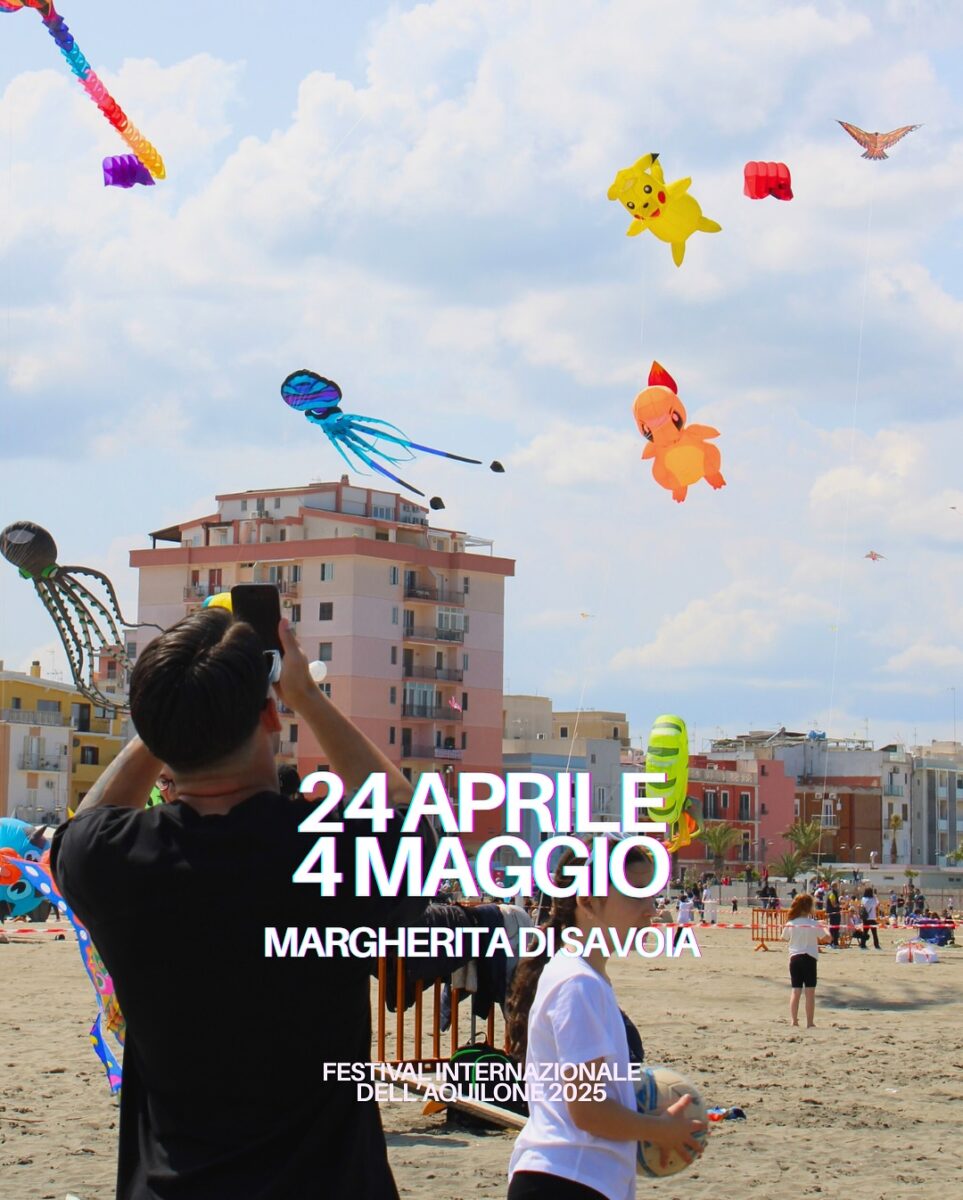 ‘I love Papa Francesco’ dal Festival degli Aquiloni di Margherita di Savoia (Bt)