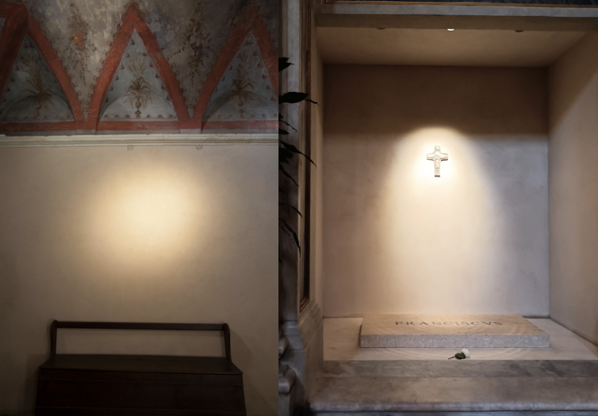 La luce nella tomba di Francesco e nel “Volto di Dio” La luce nella tomba di Francesco e nel “Volto di Dio”