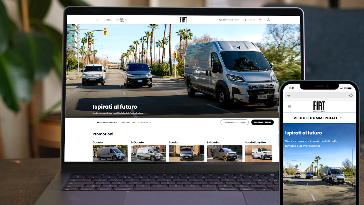 FIAT Professional lancia il nuovo sito web: digitalizzazione al servizio del cliente FIAT Professional lancia il nuovo sito web: digitalizzazione al servizio del cliente