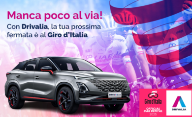 Drivalia al fianco del Giro d’Italia 2025: mobilità sostenibile e sport per il futuro del Paese
