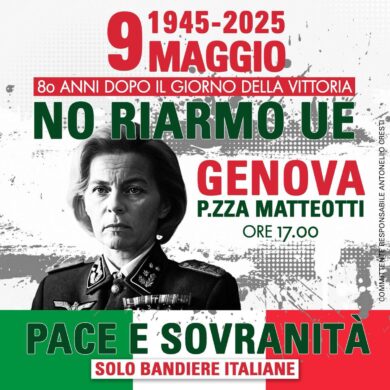 “Nazismo sconfitto dai sovietici. I bugiardi di sinistra riscrivono la storia per giustificare la UE guerrafondaia”